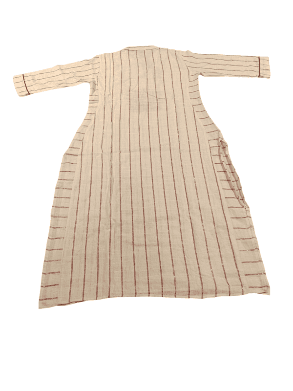 Elegant Embroidered Stripe Kurti D.6.3617 Elegant Embroidered Stripe Kurti D.6.3617
