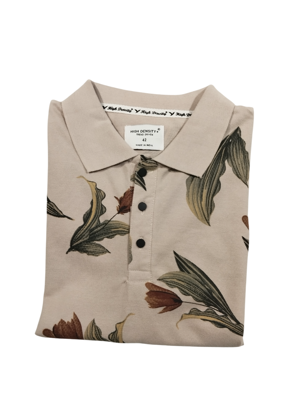 Men's Designer Floral Print Polo T-Shirts โ Half Sleeve D.3/24 Men's Designer Floral Print Polo T-Shirts โ Half Sleeve D.3/24