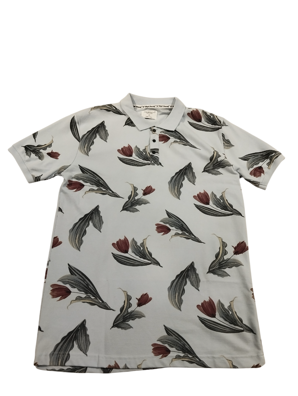 Men's Designer Floral Print Polo T-Shirts โ Half Sleeve D.3/24 Men's Designer Floral Print Polo T-Shirts โ Half Sleeve D.3/24