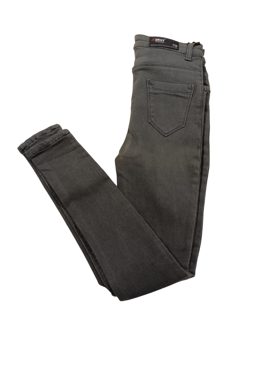 Women’s High-Waist Skinny Fit Jeans – Charcoal Black D.5/4 Women’s High-Waist Skinny Fit Jeans – Charcoal Black D.5/4