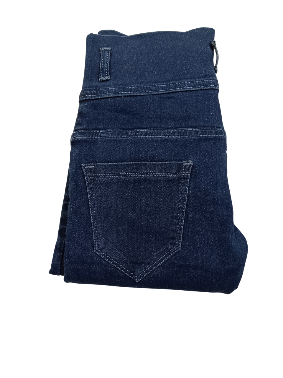 Womenβs High-Waist Triple Button Skinny Jeans β Dark Blue D.403 Womenβs High-Waist Triple Button Skinny Jeans β Dark Blue D.403