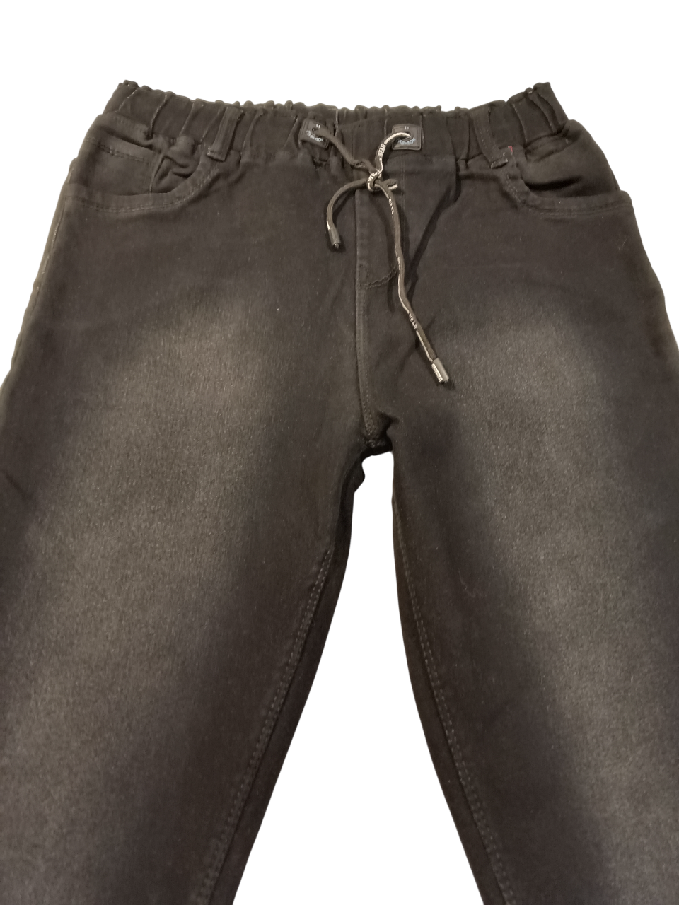 Kidsโ Black Denim Jogger Pants D.312/683,306 Kidsโ Black Denim Jogger Pants D.312/683,306