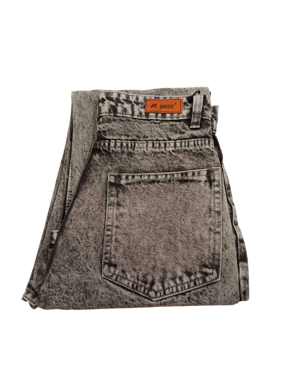 Girls’ Grey Acid-Wash Straight Fit Denim Jeans D.8203 Girls’ Grey Acid-Wash Straight Fit Denim Jeans D.8203