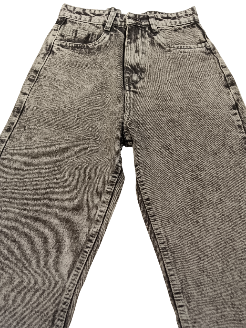 Girls’ Grey Acid-Wash Straight Fit Denim Jeans D.8203 Girls’ Grey Acid-Wash Straight Fit Denim Jeans D.8203