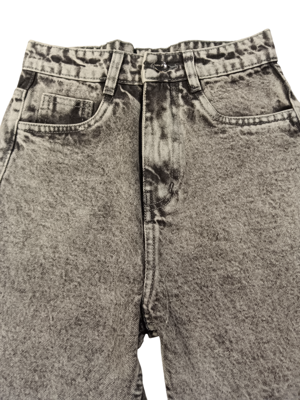 Girls’ Grey Acid-Wash Straight Fit Denim Jeans D.8203 Girls’ Grey Acid-Wash Straight Fit Denim Jeans D.8203