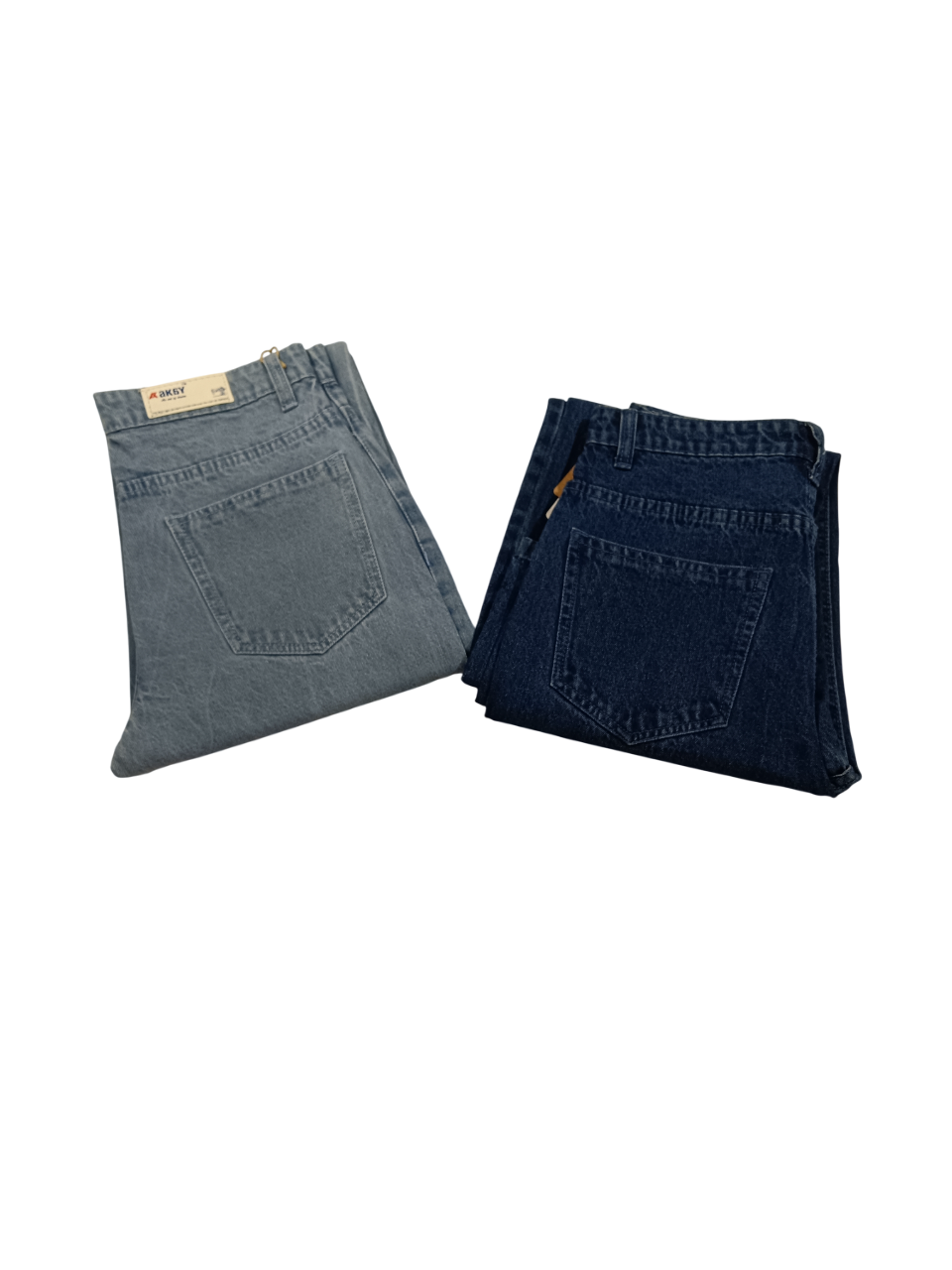 Girls’ Classic Straight Fit Denim Jeans – Available in Dark & Light Blue D.418