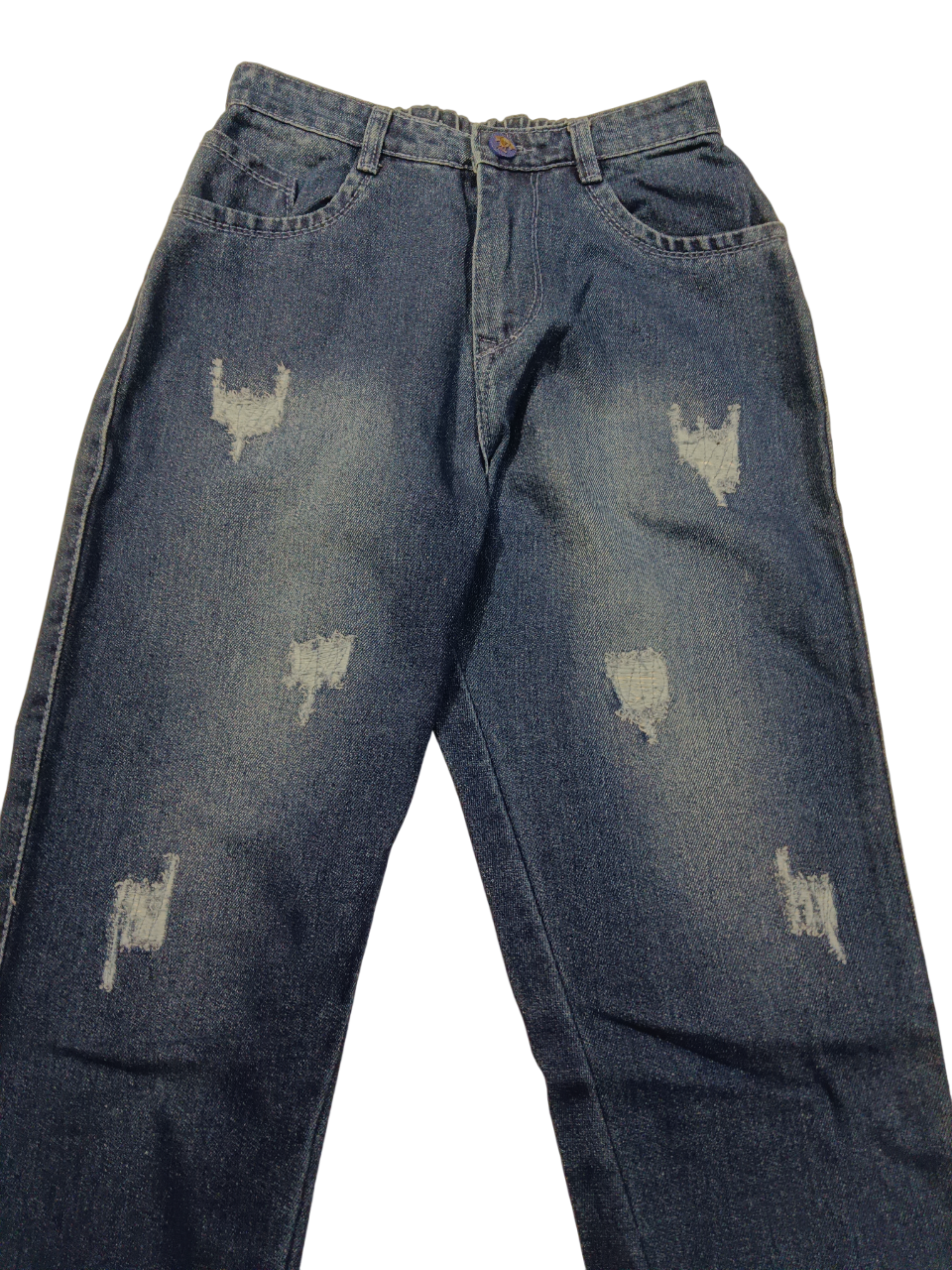 Girls’ Ripped Look Straight Fit Denim Jeans – Available in Black & Blue D.10/10 Girls’ Ripped Look Straight Fit Denim Jeans – Available in Black & Blue D.10/10