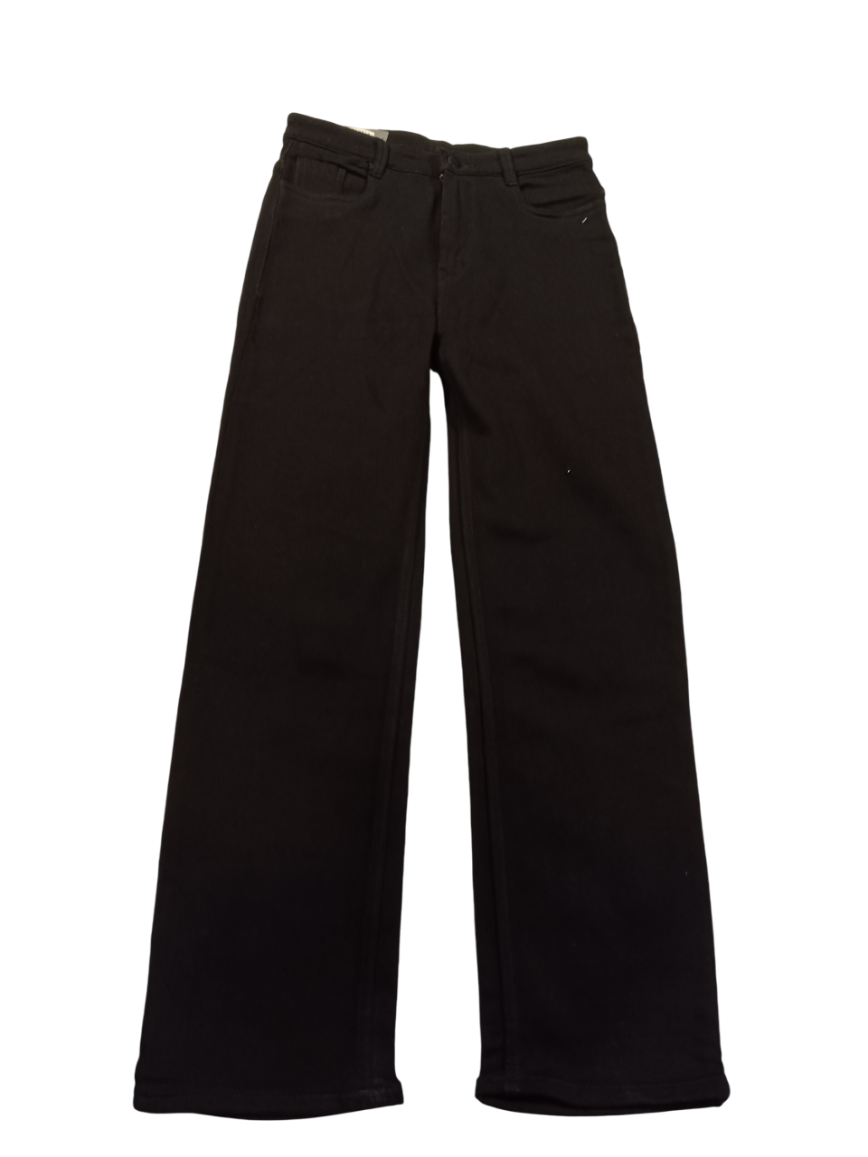 Girls’ Black Straight Fit Stretchable Denim Jeans D.2610