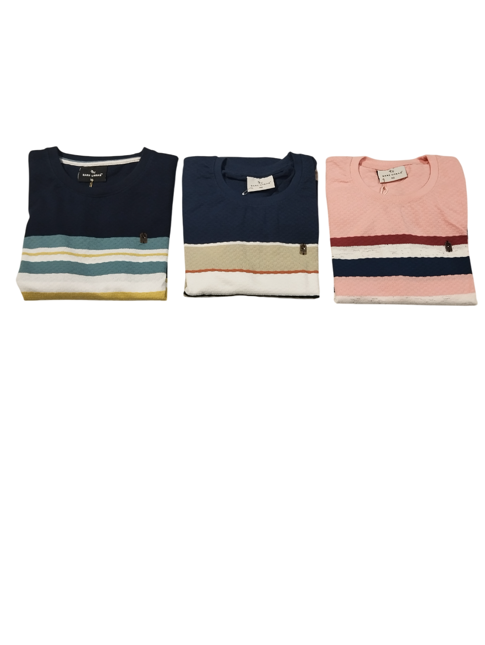 Color Block Round Neck T-Shirts โ Textured Casual Wear D.15/16 Color Block Round Neck T-Shirts โ Textured Casual Wear D.15/16