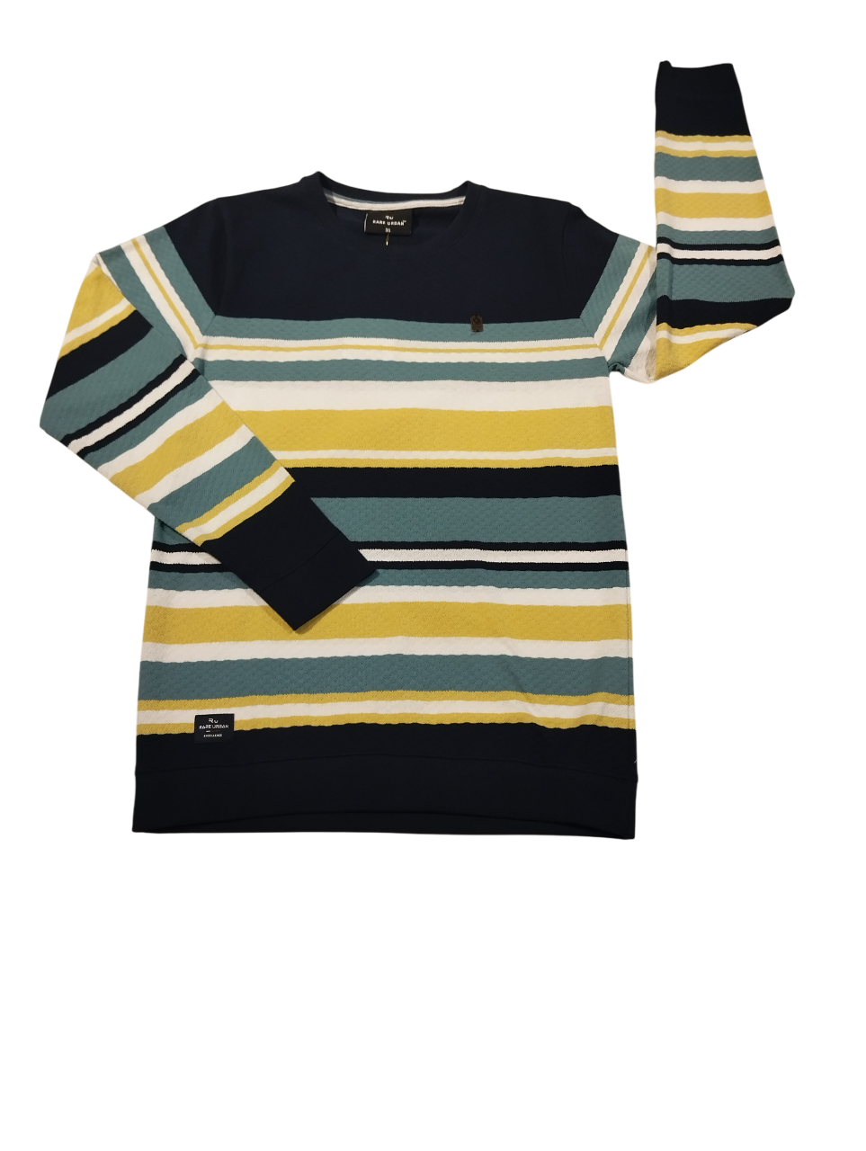 Color Block Round Neck T-Shirts – Textured Casual Wear D.15/16