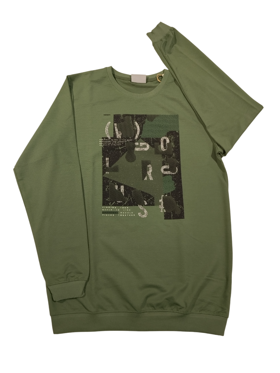 Blue Full Sleeve Printed T-Shirt D.19/12 Blue Full Sleeve Printed T-Shirt D.19/12