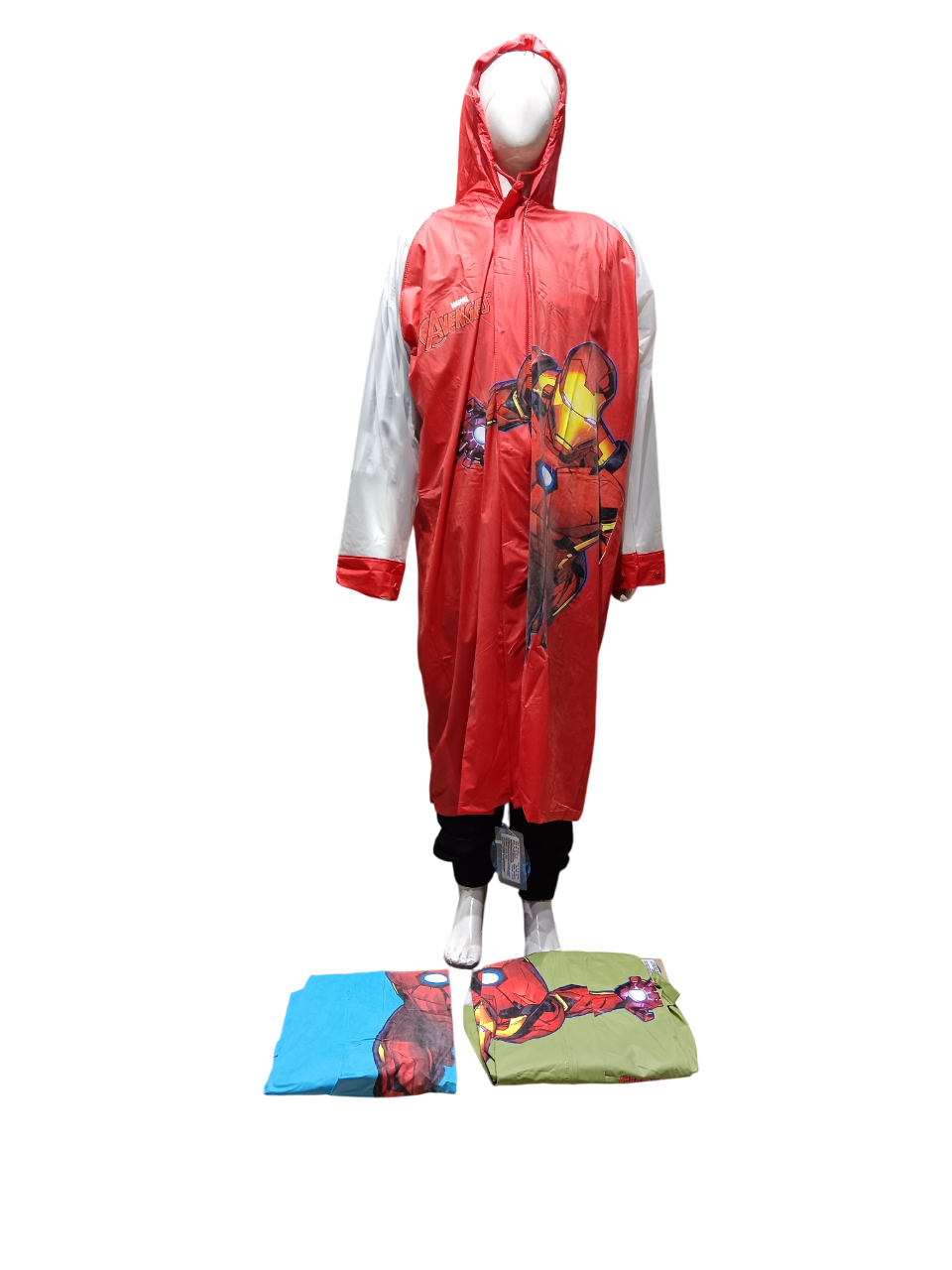 Kids Avengers Raincoat ā Iron Man Design D.4/18 Kids Avengers Raincoat ā Iron Man Design D.4/18