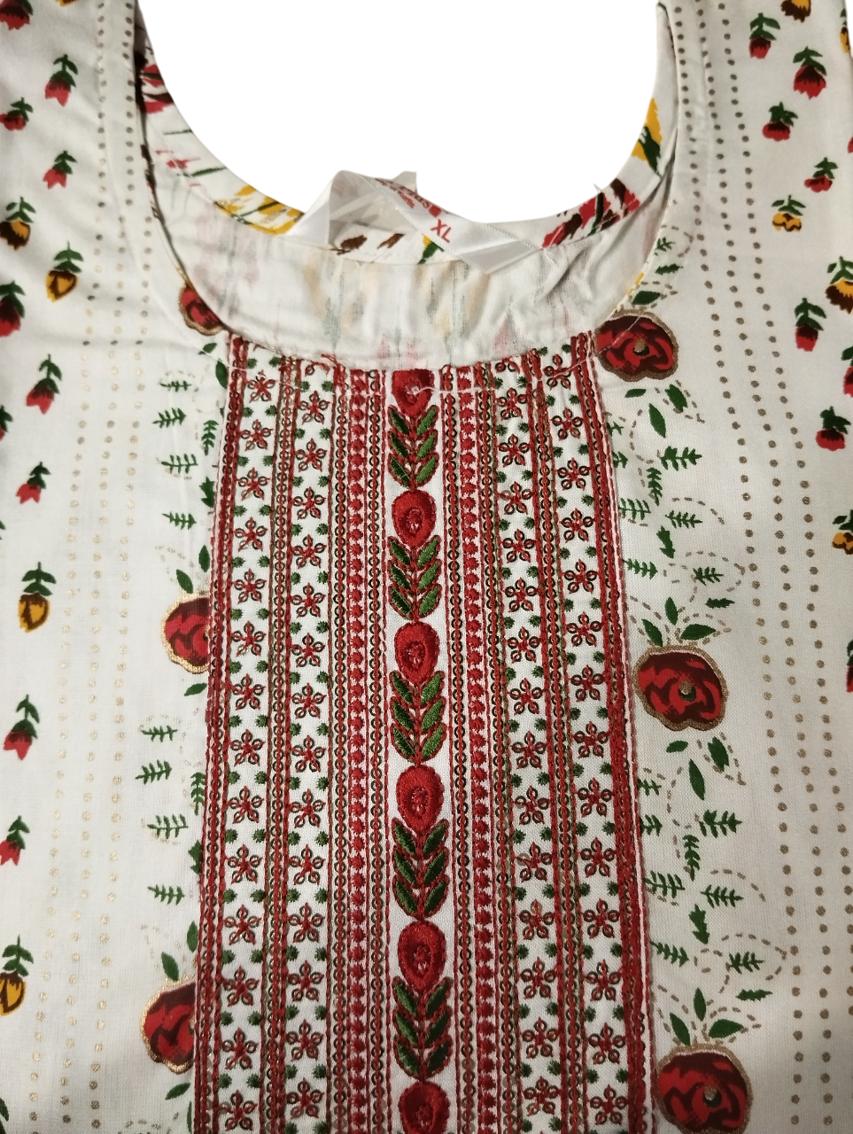 Embroidered Cotton Kurti Set D.5636