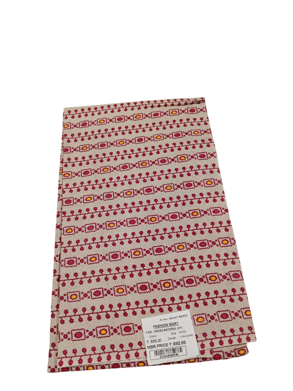 Unstitched Printed Dress Material Set  D.1 Anushri