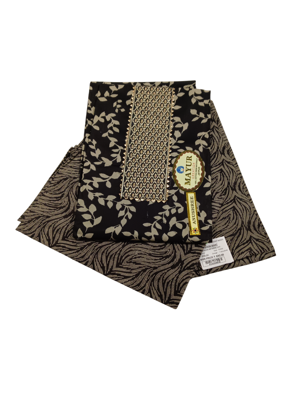 Unstitched Printed Dress Material Set  D.1 Anushri