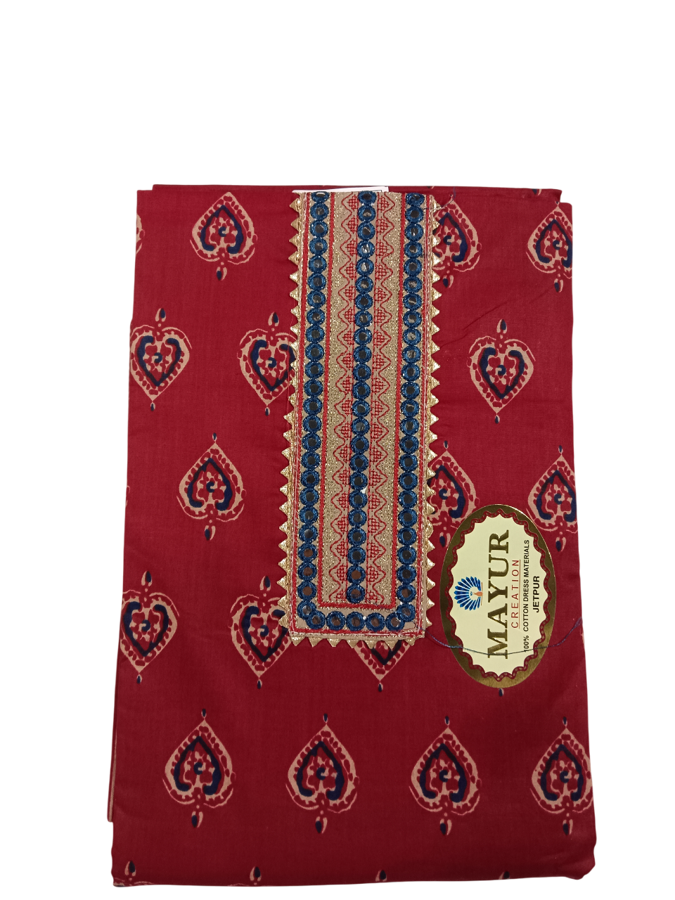 Unstitched Printed Dress Material Set  D.1 Anushri