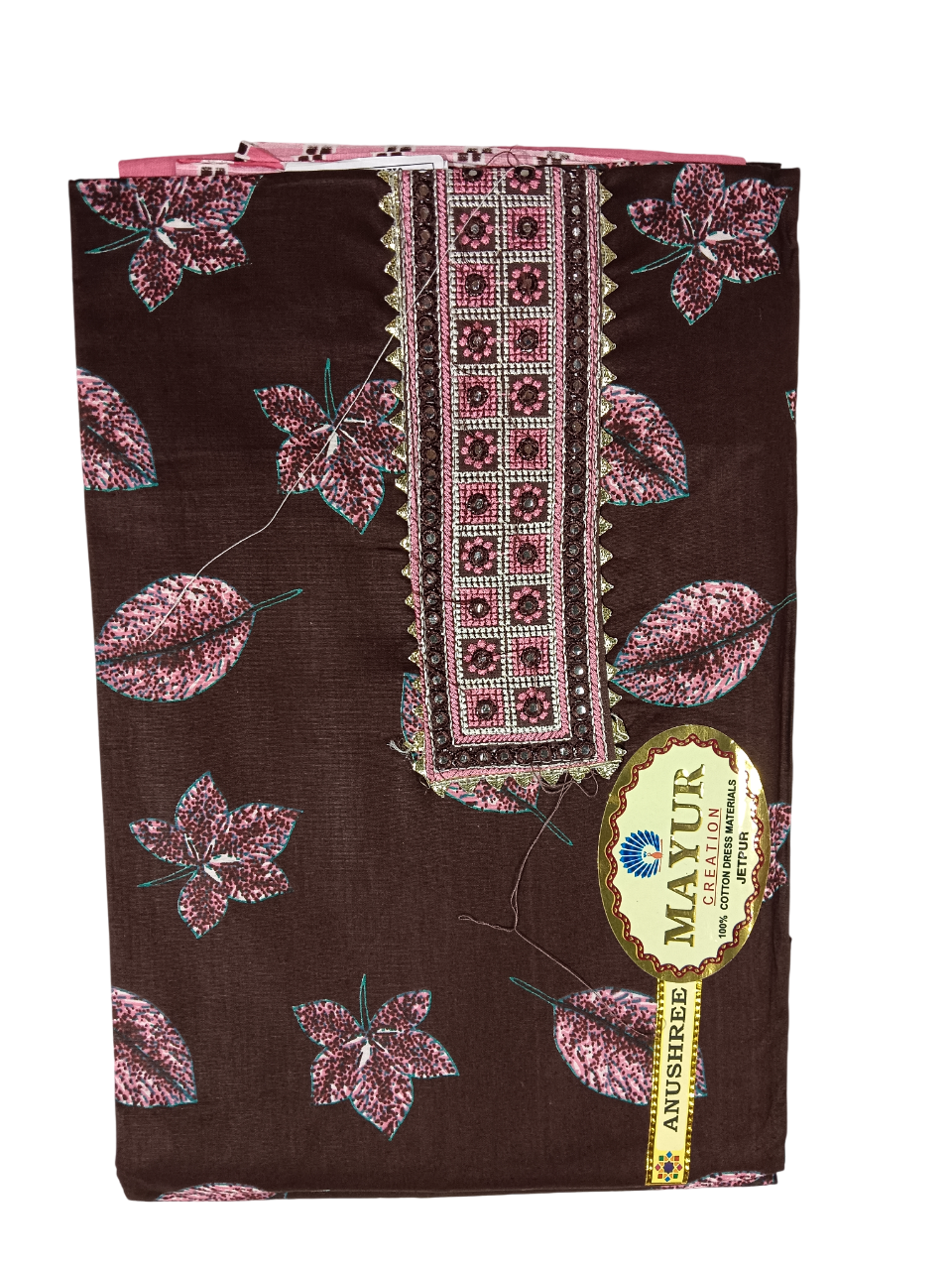 Unstitched Printed Dress Material Set  D.1 Anushri