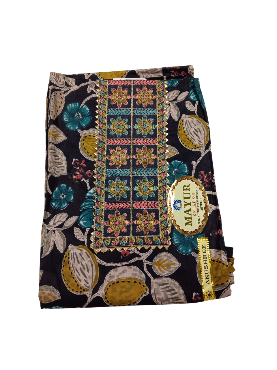 Unstitched Printed Dress Material Set  D.1 Anushri