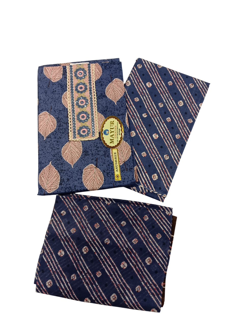 Unstitched Printed Dress Material Set  D.1 Anushri