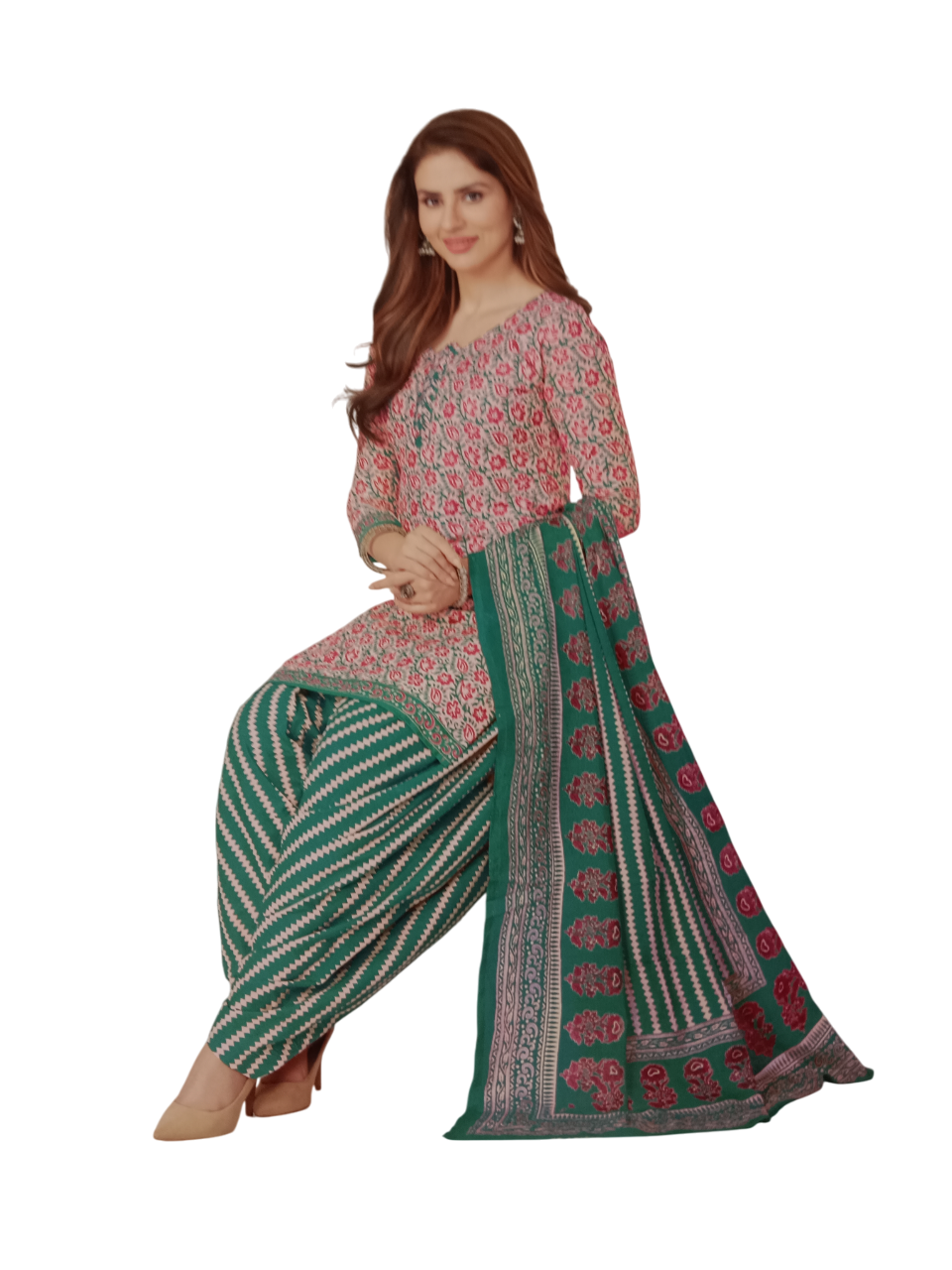 Cotton Printed Unstitched Dress Materials D.2.Garima Cotton Printed Unstitched Dress Materials D.2.Garima