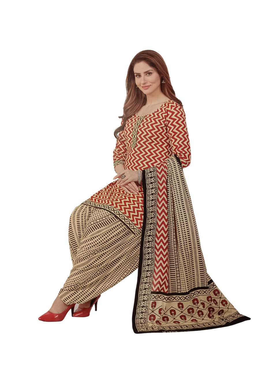 Cotton Printed Unstitched Dress Materials D.2.Garima Cotton Printed Unstitched Dress Materials D.2.Garima