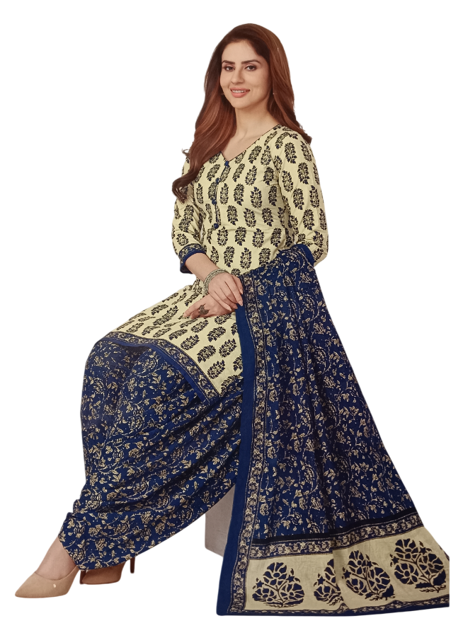 Cotton Printed Unstitched Dress Materials D.2.Garima Cotton Printed Unstitched Dress Materials D.2.Garima