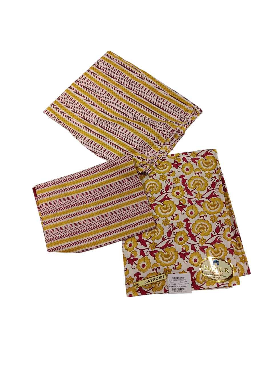 Jaipuri Cotton Printed Dress Materials – Unstitched D.3 jaipuri Jaipuri Cotton Printed Dress Materials – Unstitched D.3 jaipuri