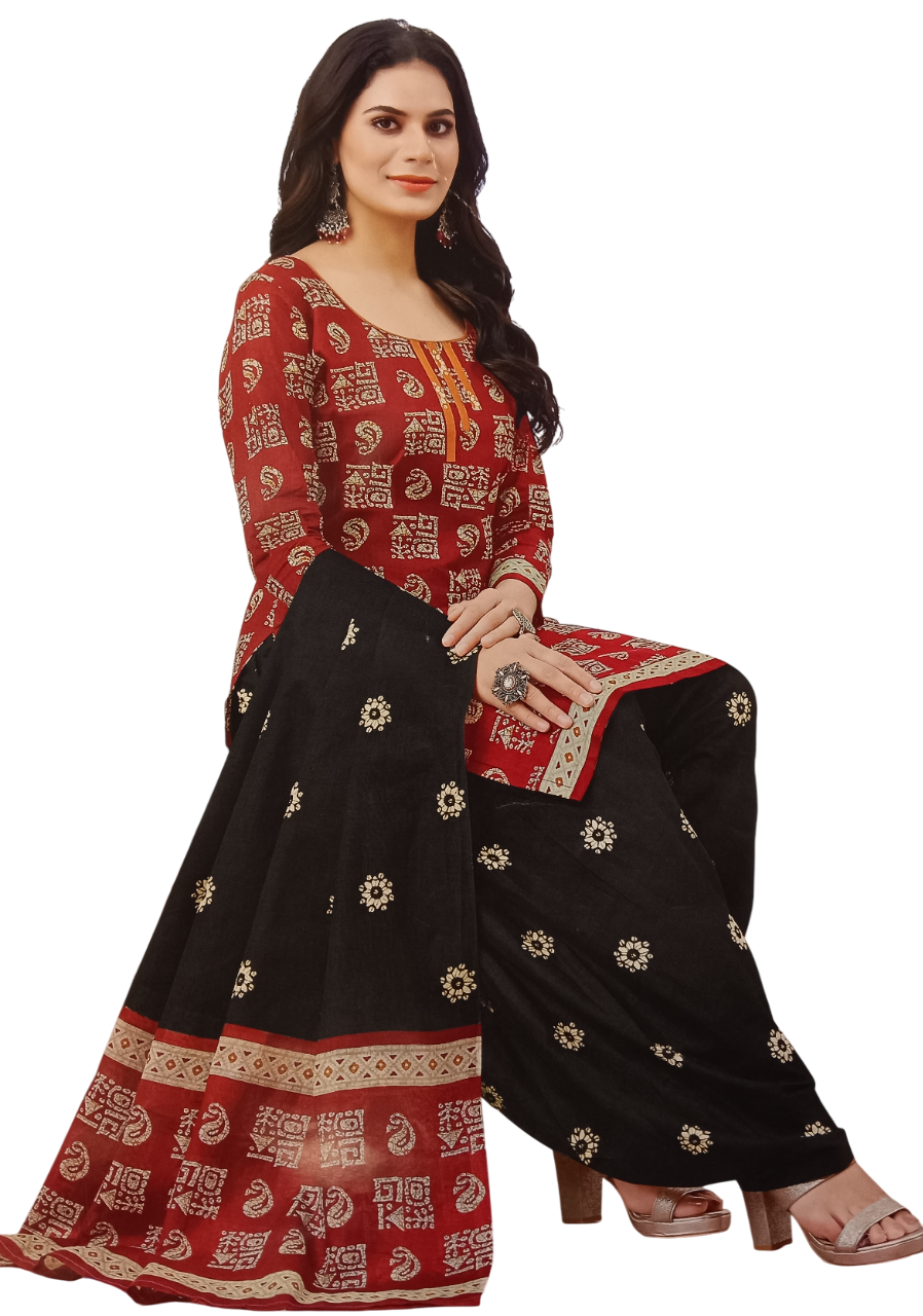 Traditional Batik / Printed Cotton Unstitched Dress Materials D.9M Batik Traditional Batik / Printed Cotton Unstitched Dress Materials D.9M Batik