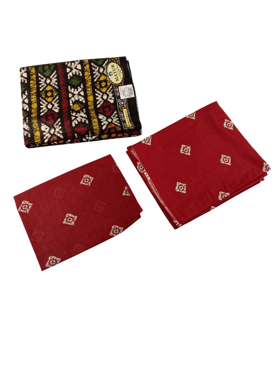 Traditional Batik / Printed Cotton Unstitched Dress Materials D.9M Batik Traditional Batik / Printed Cotton Unstitched Dress Materials D.9M Batik