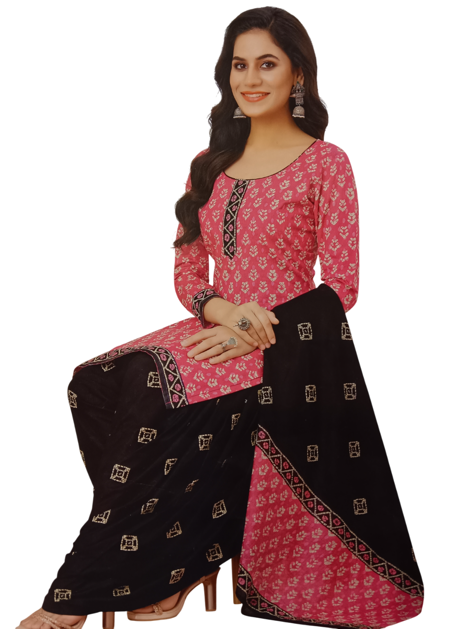 Traditional Batik / Printed Cotton Unstitched Dress Materials D.9M Batik Traditional Batik / Printed Cotton Unstitched Dress Materials D.9M Batik
