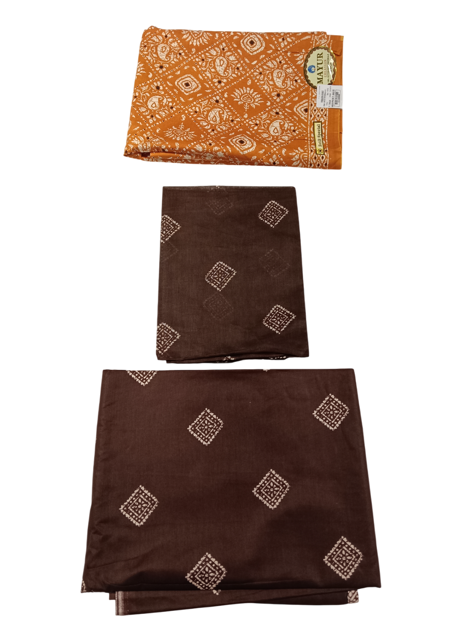 Traditional Batik / Printed Cotton Unstitched Dress Materials D.9M Batik Traditional Batik / Printed Cotton Unstitched Dress Materials D.9M Batik