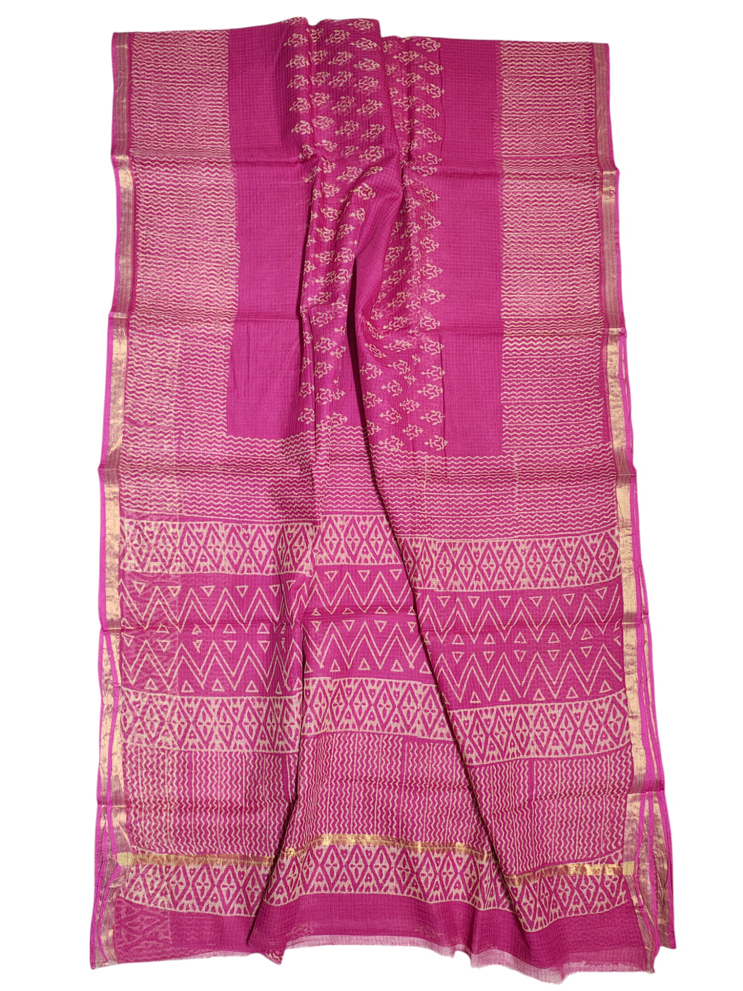 Pink Kota Doria Saree for Women Pink Kota Doria Saree for Women