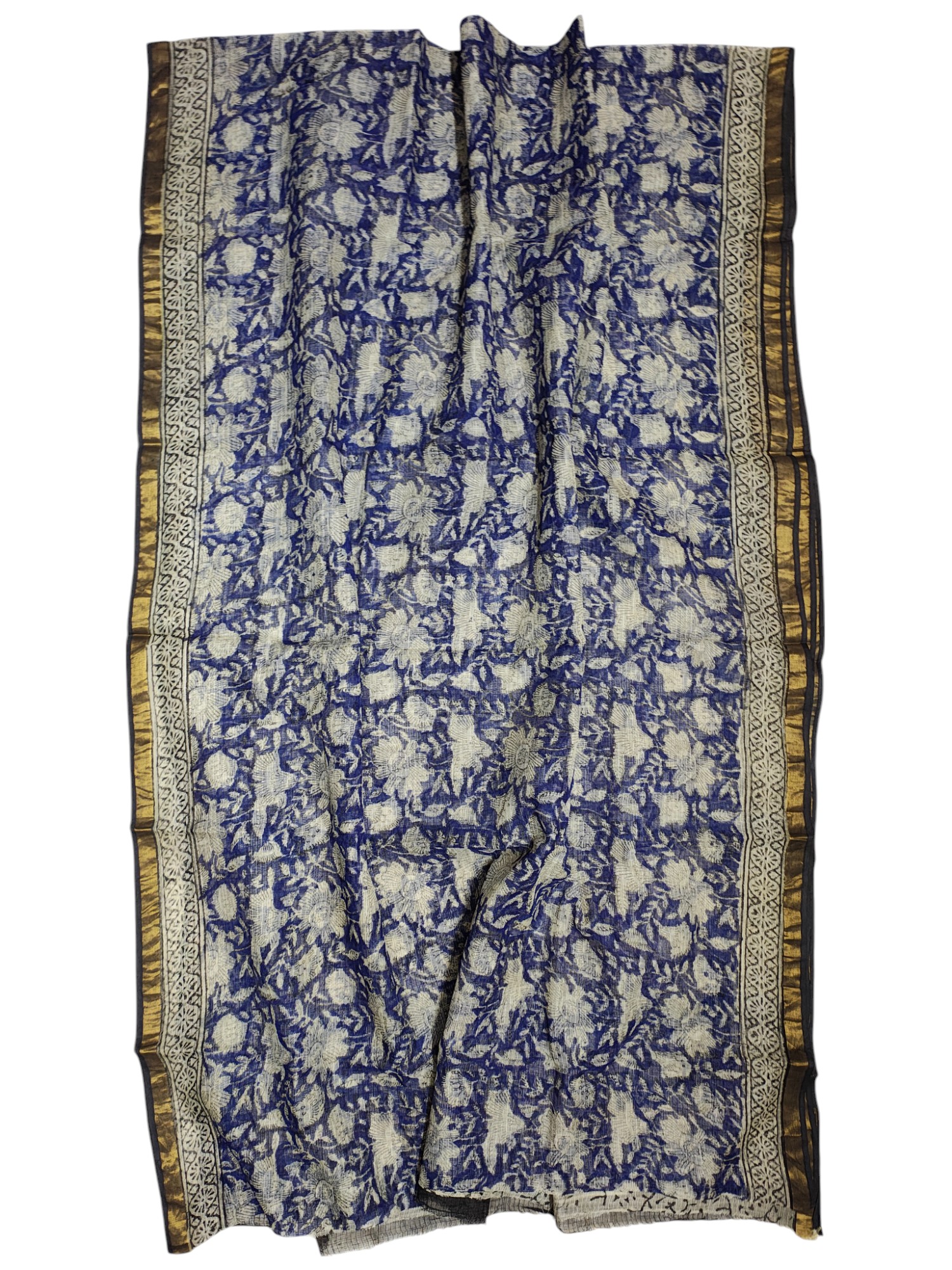 Blue Kota Doria Saree for Women Blue Kota Doria Saree for Women