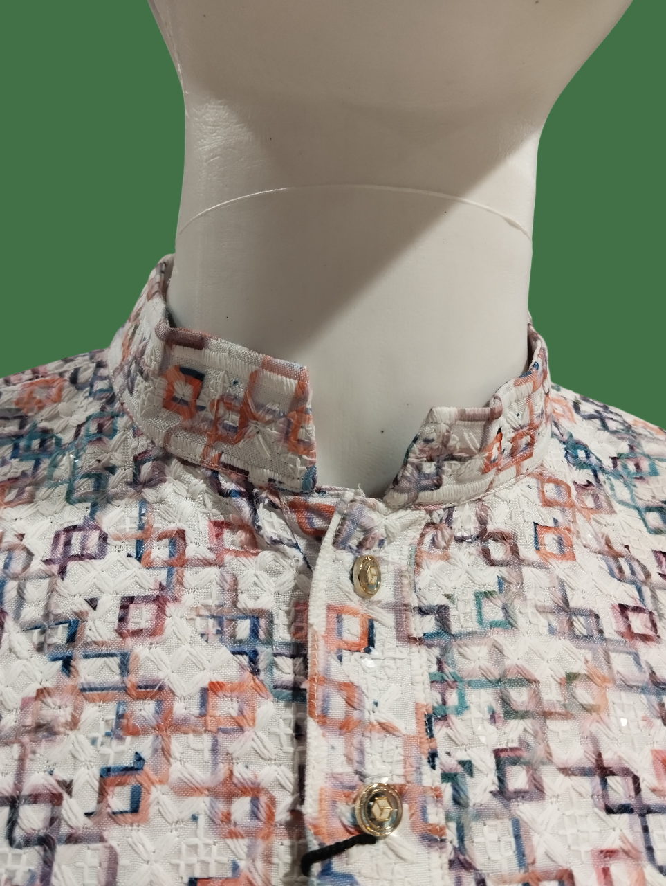 Men's Printed Cotton Kurta Pajama Set D.5/10