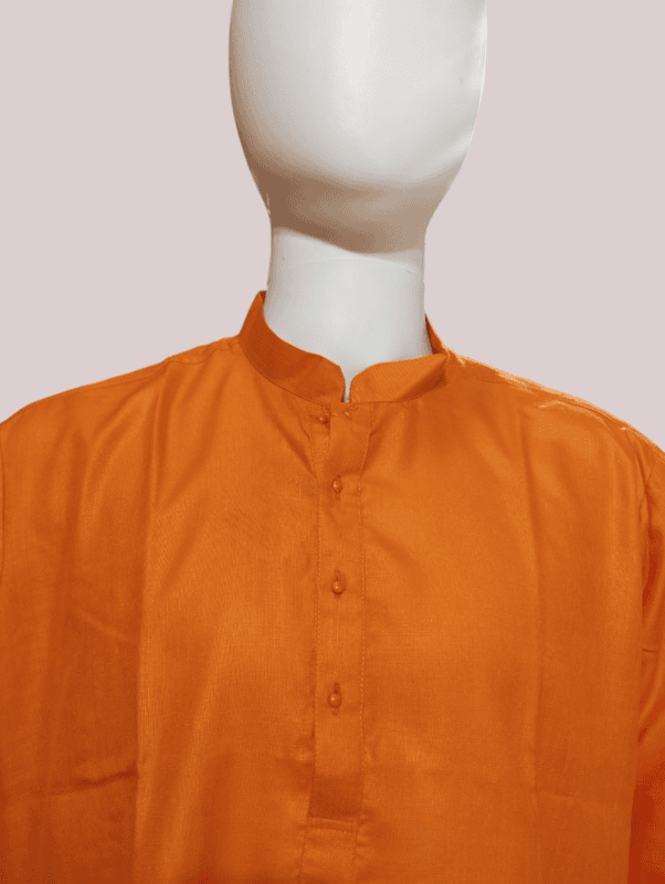 Men’s Traditional Kurta – Orange D.5/8