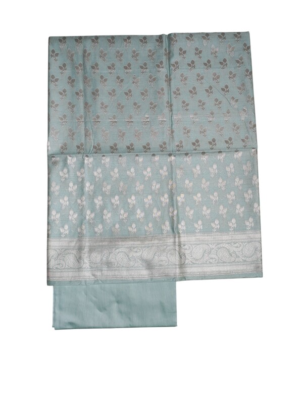 Firoza Banarasi Silk Dress Material for Women