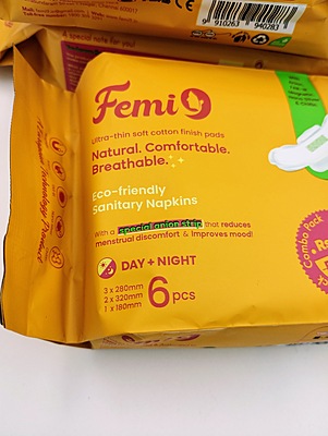 Sanitary Napkin - Femi Anion Pack Sanitary Napkin - Femi Anion Pack