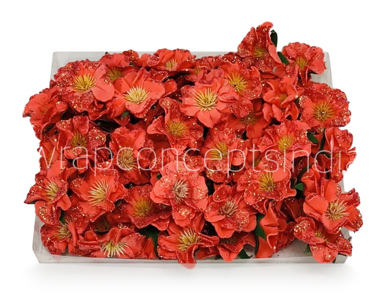 Red Glitter Poppy Red Glitter Poppy