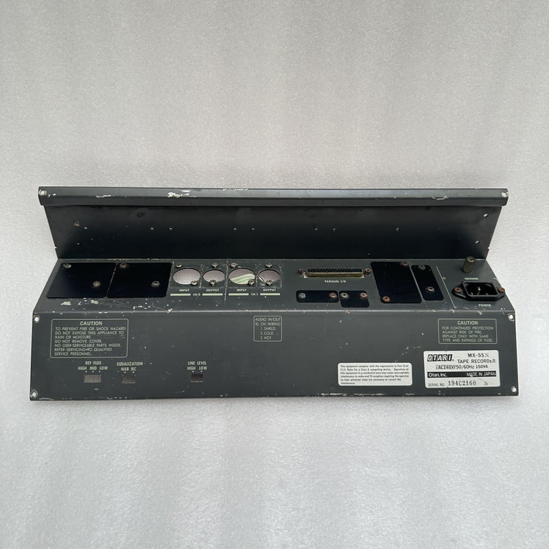Otari MX-55 - Connector Panel - MX-55-CNRP