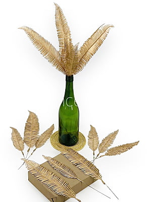 Gold Tropical Palm Leaves Gold Tropical Palm Leaves