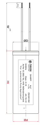 Tibcon 50 MFD capacitor for Submersible Pump Tibcon 50 MFD capacitor for Submersible Pump
