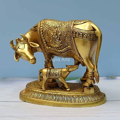 Cow And Calf 6.5 Inch Height Cow And Calf 6.5 Inch Height