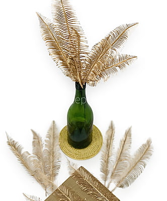 Gold Coconut Palm Leaves Gold Coconut Palm Leaves