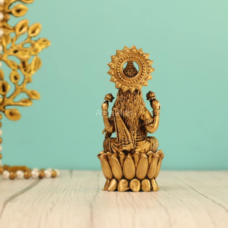 Premium Light Weight Lakshmi Devi Idol 4.5 Inch Premium Light Weight Lakshmi Devi Idol 4.5 Inch