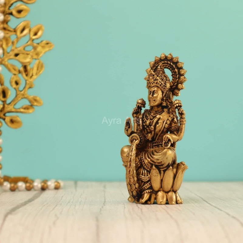 Premium Light Weight Lakshmi Devi Idol 4.5 Inch Premium Light Weight Lakshmi Devi Idol 4.5 Inch