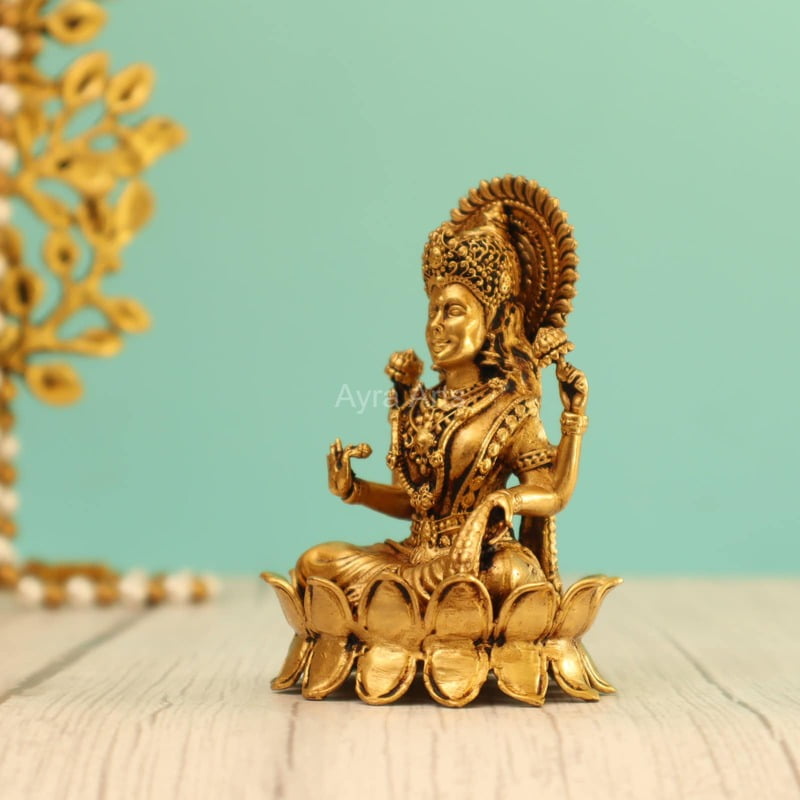 Premium Light Weight Lakshmi Devi Idol 3.8 Inch Premium Light Weight Lakshmi Devi Idol 3.8 Inch