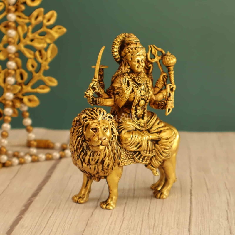 Premium Light Weight Durga Devi Idol 6 Inch Height Premium Light Weight Durga Devi Idol 6 Inch Height