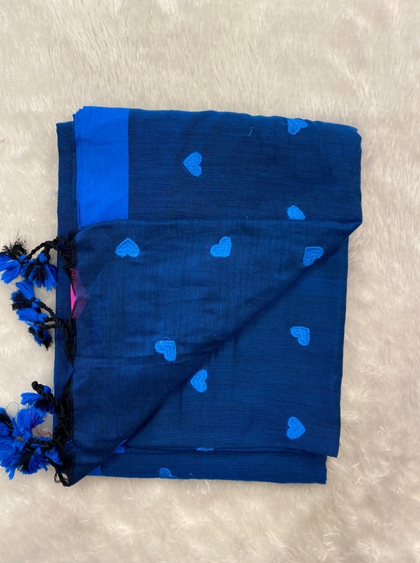 Veeksha - Handloom Cotton Sarees (Heart) SWS119