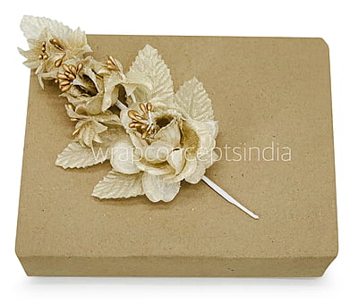 Two Flower Ready Bunch - Gold/Silver Two Flower Ready Bunch - Gold/Silver