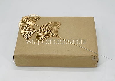 Ginkgo Leaf on Stick - Gold Ginkgo Leaf on Stick - Gold